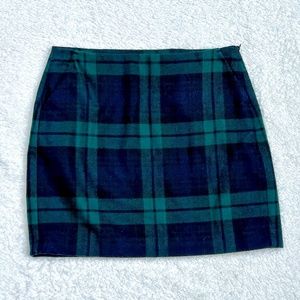 Banana Republic green plaid mini 2